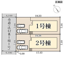 リーブルガーデン堺市南区槇塚台2丁3期の区画図