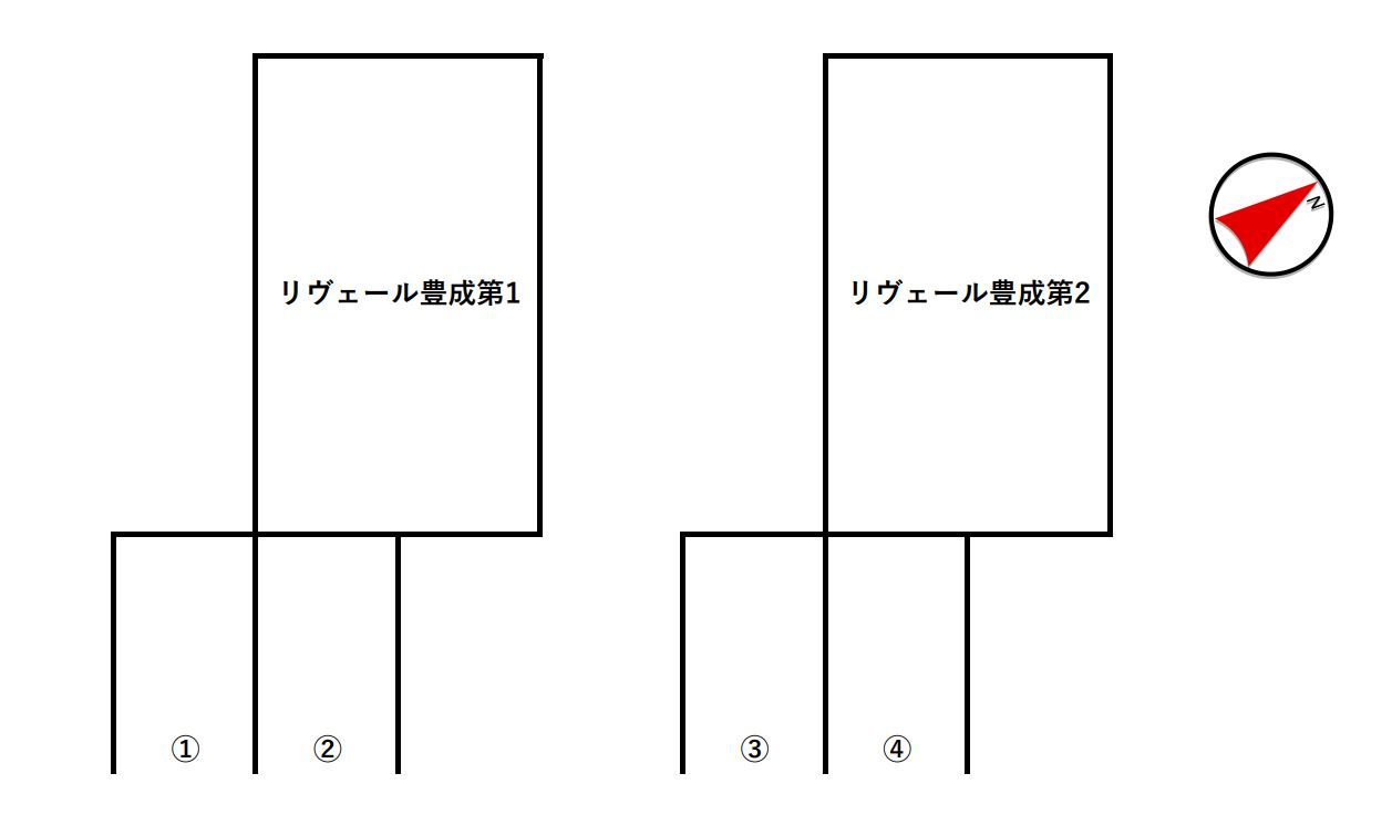 リヴェール豊成第1の区画図
