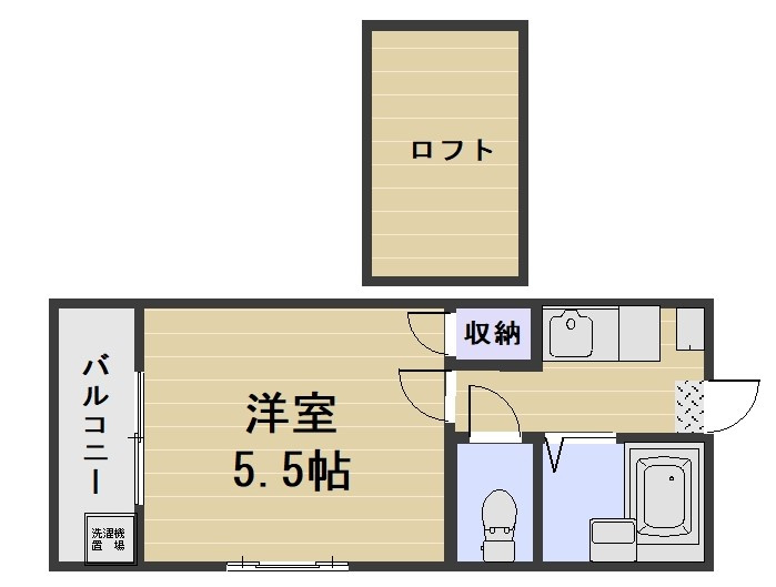 リヴェール豊成第1の間取り