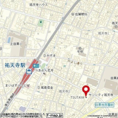 【地図】 | サンシティ祐天寺１