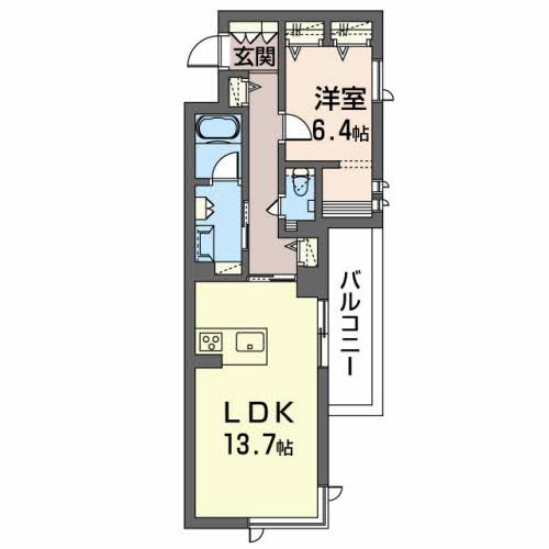 グランテージ高槻の間取り