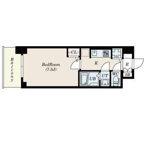 S-RESIDENCE江坂Eminenceの間取り