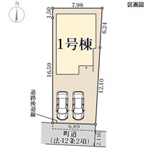 リーブルガーデン田原本町小室2期の区画図