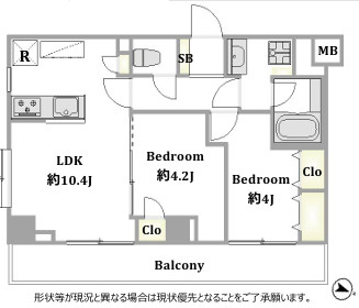 ガラ・グランディ西新宿の間取り