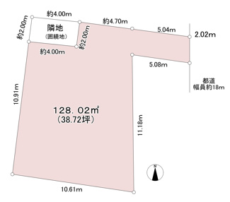【土地図】 | 府中市若松町４丁目売地