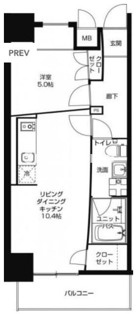 URBAN FLATS中之島 (旧 LaDouceur中之島)の間取り