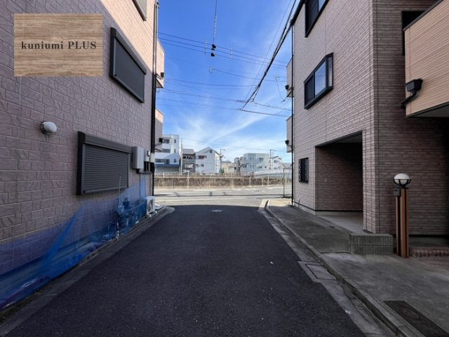 大阪市城東区永田1丁目の前面道路含む現地写真