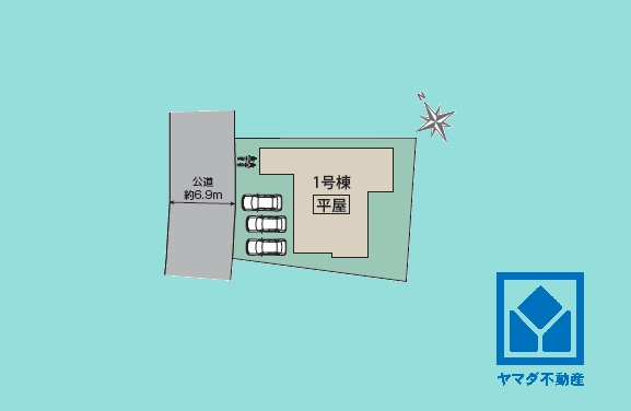 西宮市北六甲台4丁目 2期 1棟の区画図