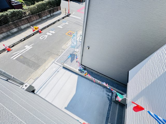 三郷市戸ヶ崎１丁目新築戸建【戸ヶ崎小学校:5分】の展望|バルコニーより南側眺望