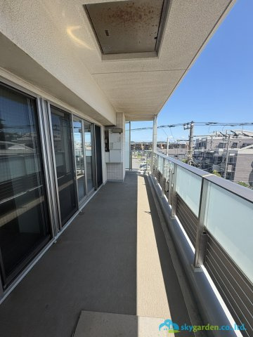 レーベン鵠沼海岸ＢＬＵＥＮＯＶＡのバルコニー