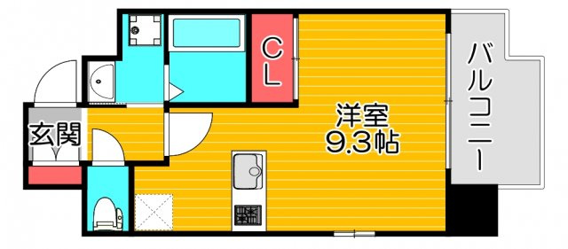 アバンティ大阪ドームシティの間取り