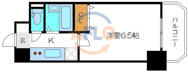 HOPE CITY 天神橋の間取り|HOPE CITY 天神橋（ホープシティー天神橋）　間取り
