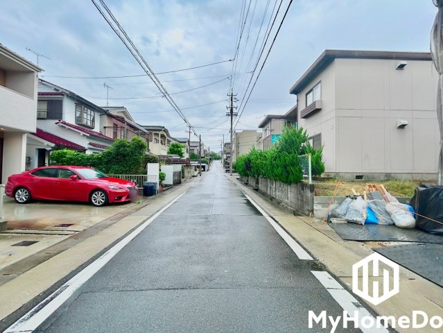 守山区白沢町の前面道路含む現地写真