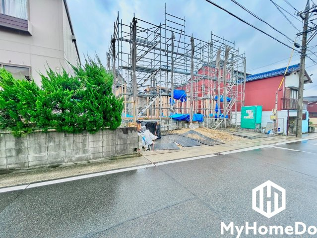 守山区白沢町の前面道路含む現地写真