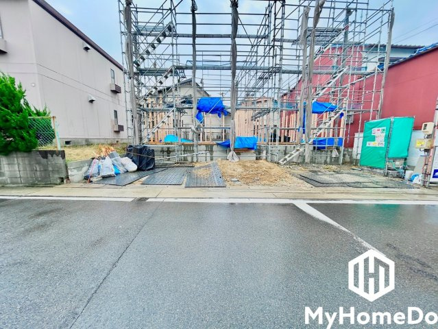 守山区白沢町の前面道路含む現地写真
