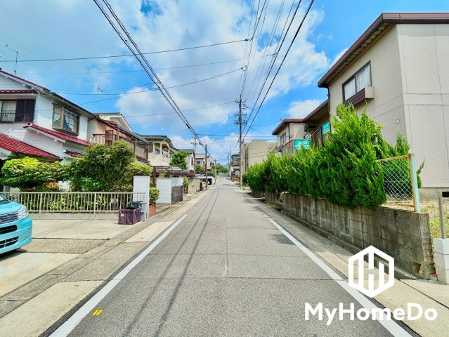 守山区白沢町の前面道路含む現地写真