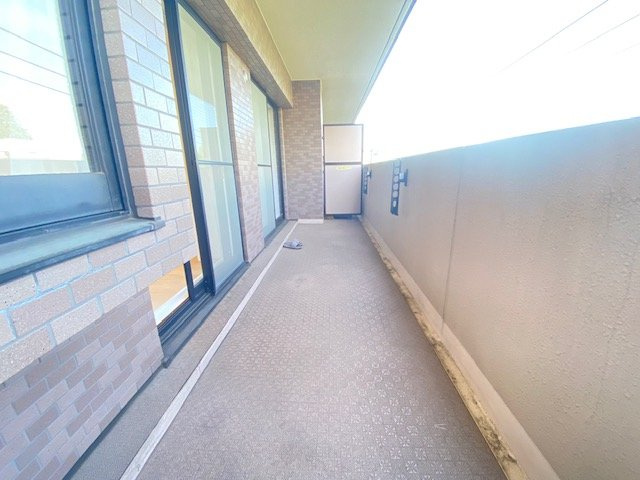 日神パレステージ弘明寺のバルコニー|前面に棟がないので開放的な３階からの眺望です。