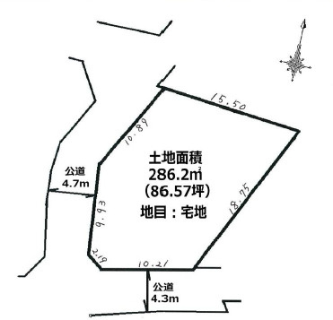愛川町田代　売地
