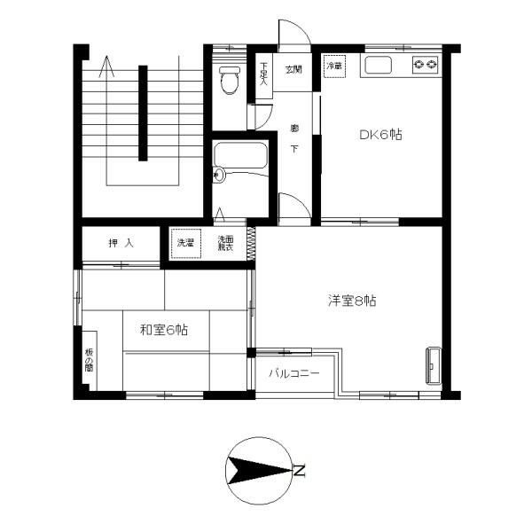 ３０スペースの間取り