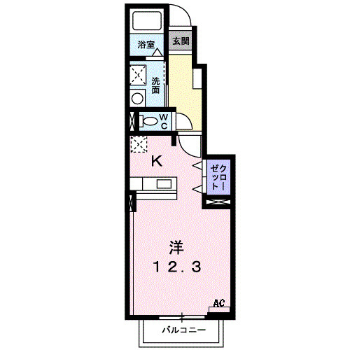 リバーサイド三城の間取り