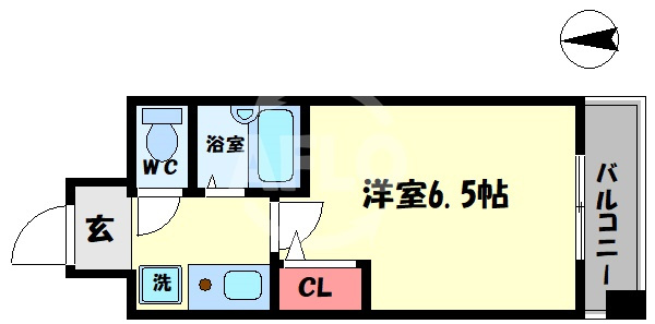 HOPE CITY 天神橋の間取り|HOPE CITY 天神橋（ホープシティー天神橋）　間取り