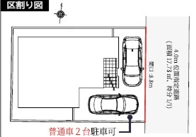 船橋市松が丘3丁目1期の区画図