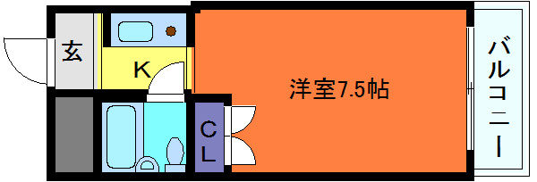 メゾン・ド・六甲パートⅡの間取り