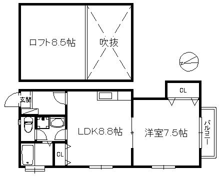ポラリス橋本西 132の間取り