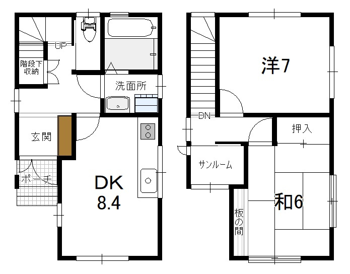 【間取り】の画像