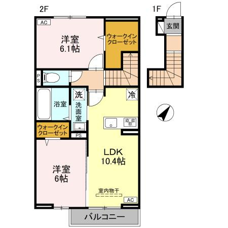 【間取り】 | CLASSEUM桶川泉Ⅴ　Ⅴ