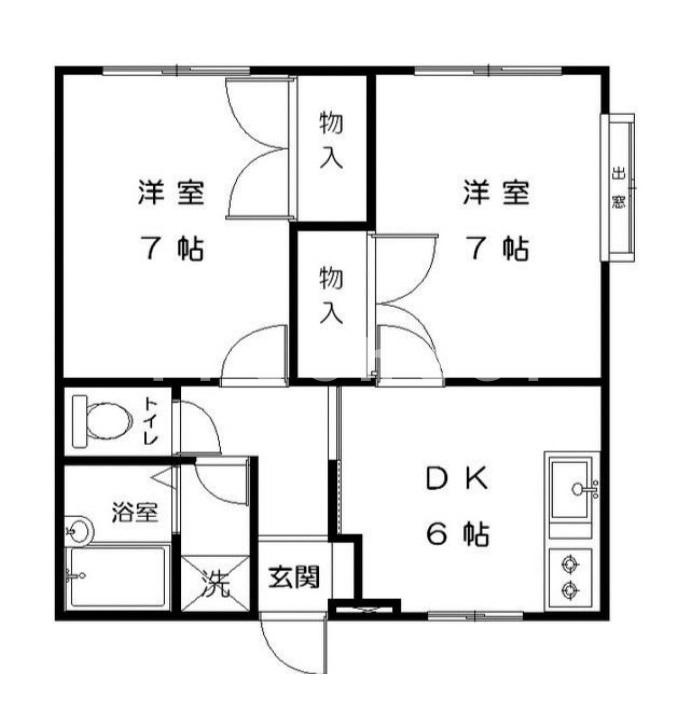 エステート東山の間取り