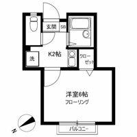 バス・トイレ別☆１Ｋタイプ☆
