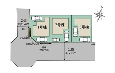 【区画図】 | 杉並区善福寺4丁目　新築戸建　3号棟 9690万円