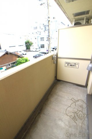 シャルマンフジ天神橋リバーサイドのバルコニー