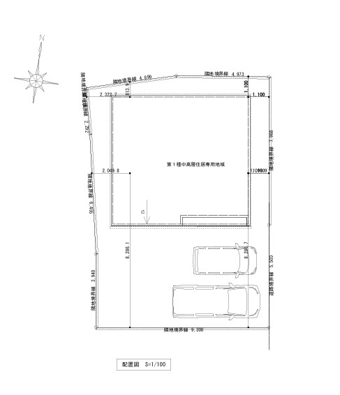 高知市石立町-3号地・新築戸建ての土地図|3号地