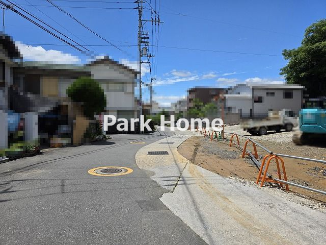 高知市石立町-3号地・新築戸建ての前面道路含む現地写真