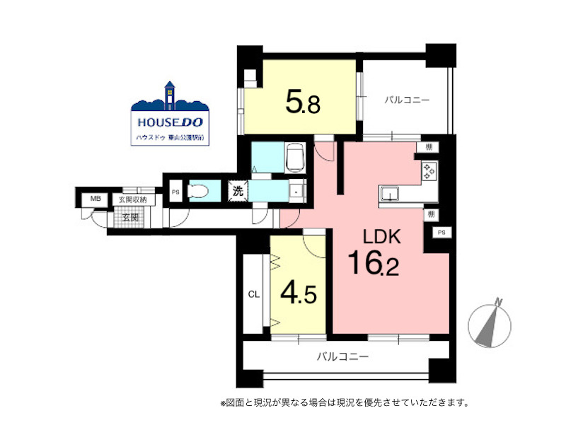 7階南東角部屋！駅まで徒歩約2分！ダイアパレス神宮苑