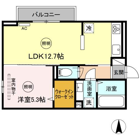 フルーレ弥四郎の間取り