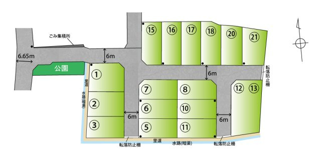 紀伊Ⅵ　3号地　【土地＋建物参考プラン】の区画図