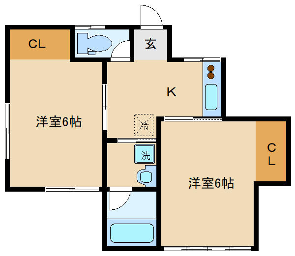 【間取り】 | 三恵荘