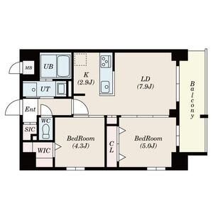  S-RESIDENCE名島の間取り