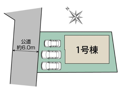【区画図】 | 藤沢市柄沢 新築戸建 全1棟