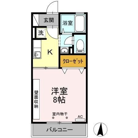 kanada B棟の間取り