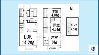 【間取り】 | Blanc Ange