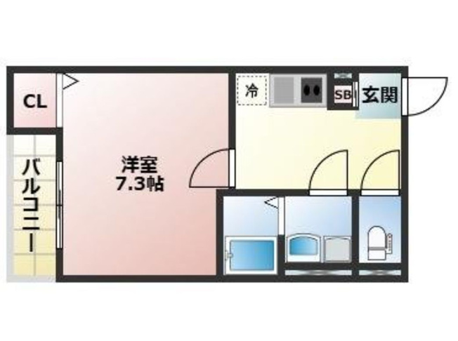 【間取り】 | ＡＬＥＧＲＩＡ　泉佐野ＩＶ