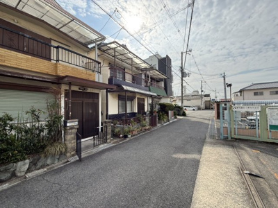 【前面道路含む現地写真】 | 【プレイワーク東雲町Ⅲ】旭小・新築建売・４LDK・泉大津市東雲町 | 前面道路含む現地写真です