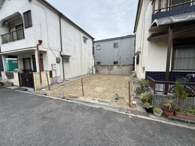 【前面道路含む現地写真】 | 【プレイワーク東雲町Ⅲ】旭小・新築建売・４LDK・泉大津市東雲町 | 前面道路含む現地写真です