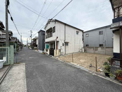 【前面道路含む現地写真】 | 【プレイワーク東雲町Ⅲ】旭小・新築建売・４LDK・泉大津市東雲町 | 前面道路含む現地写真です