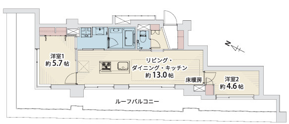イニシアイオ杉並和泉の間取り
