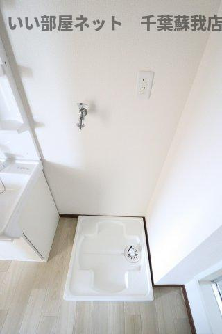 サンベルテ　Ⅴの洗面所|洗濯機置場